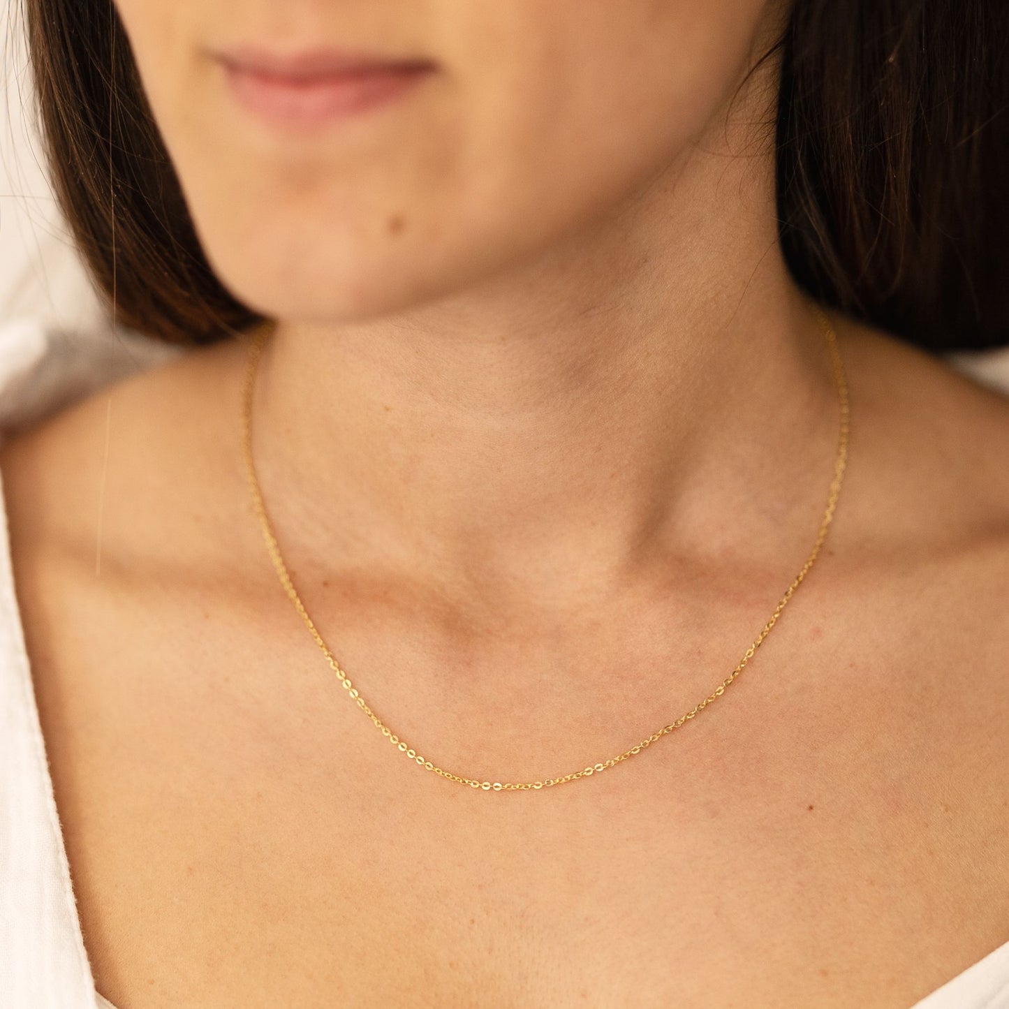 Halskette / Ankerkette aus 375er Gold